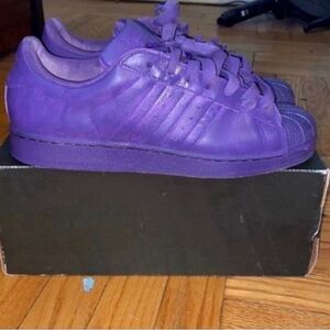 Adidas Superstar Purple Sneakers (customs)